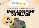 Première réunion de la commission ''Embellissement du village''