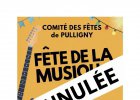 fête de la musique à Pulligny annulée