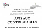 Dégrevements d'impôts - Perte de récoltes