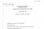 Réunion du conseil municipal du vendredi 20 mars 2026