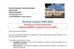 Inscriptions à l'école élémentaire 2026-2027