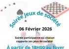 soirée jeux de société 6 février 2026