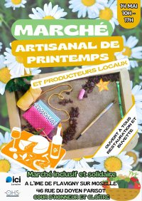 marché artisanal de printemps